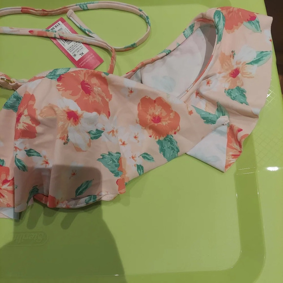 Xhilaration Off the Shoulder Bandeau Bikini Top NW - Picture 9 of 10